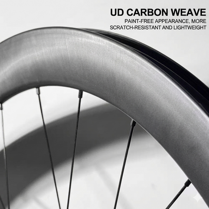 Apex Aero-Forge Carbon Wheelset — 1208g (Thru-Axle / 60T Ratchet / Wide Rim)