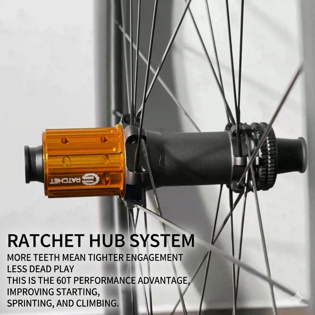 Apex Aero-Forge Carbon Wheelset — 1208g (Thru-Axle / 60T Ratchet / Wide Rim)