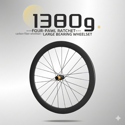 Apex S1 Kinetic Aero Carbon Wheelset — 1380g (Thru-Axle / Center Lock / HG)