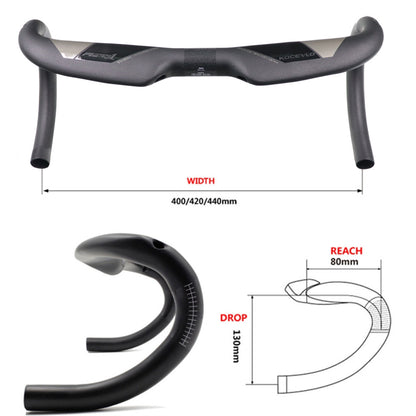 KOCEVLO Premium Carbon Fiber Road Bike Drop Handlebars